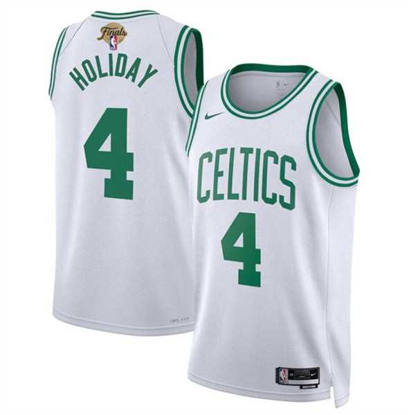 Men's Boston Celtics #4 Jrue Holiday White 2024 Finals Association Edition Stitched Basketball Jersey Dzhi,We sell and wholesale Men's Boston Celtics #4 Jrue Holiday White 2024 Finals Association Edition Stitched Basketball Jersey Dzhi on line form chian!